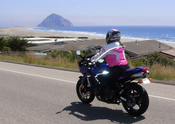 Laura on Hwy 1 as we approached Morro Bay